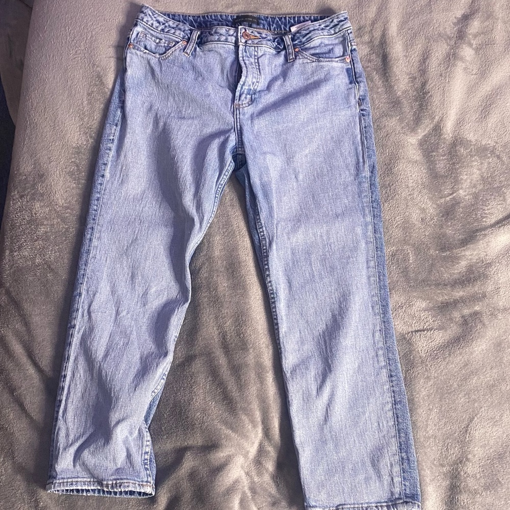 Dual colored silver co jeans